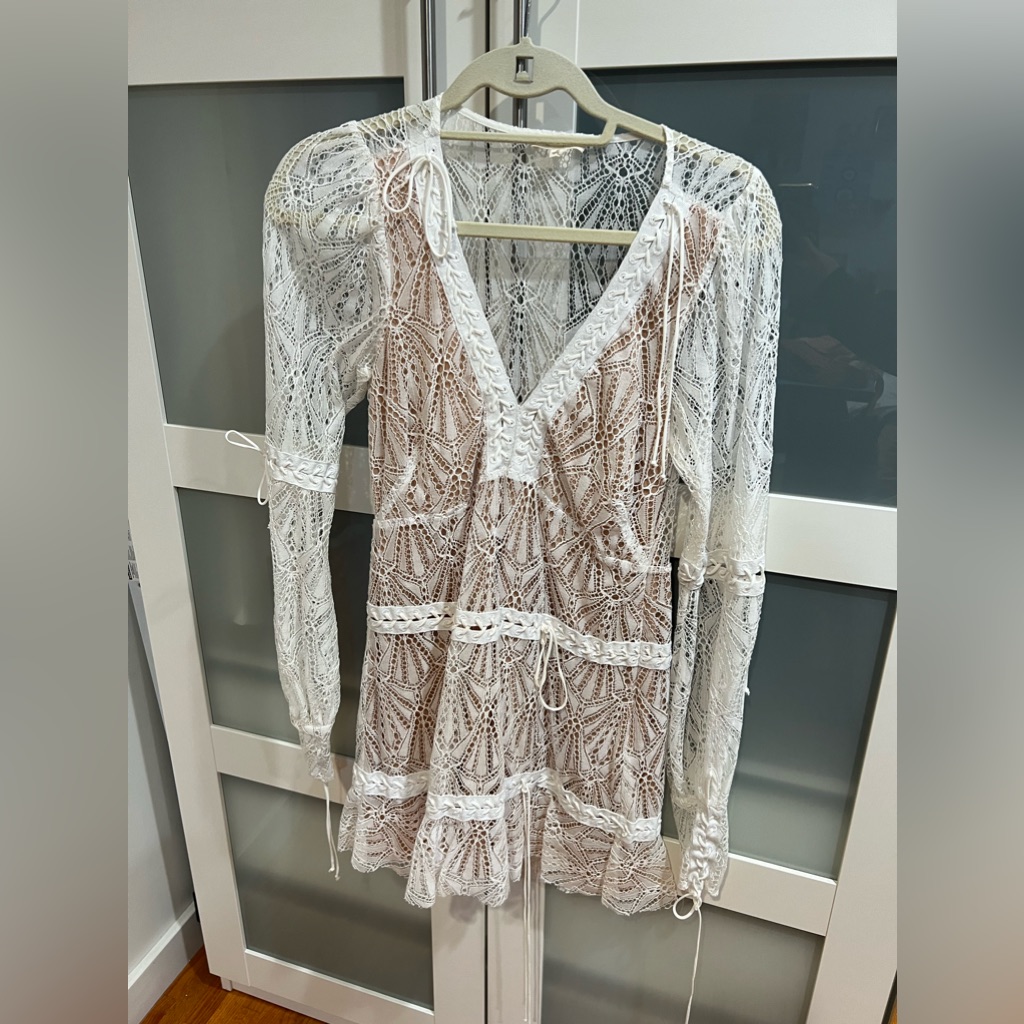 For Love & Lemons White Dress